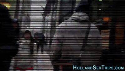 Bearded hobo has a luck to fuck a whore - sunporno.com - Netherlands