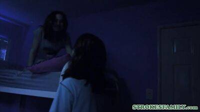 Stepdaughter sleepover ends in a secret fuck - sunporno.com