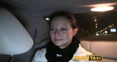 FakeTaxi Enza romps me on camera to give to her ex - sunporno.com - Czech Republic