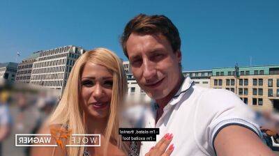 Gabi Gold - Public Pick-up - blond - sunporno.com - Germany