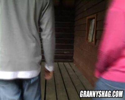 BBC shamelessly sticks his fat cock in the ass of a scared granny - sunporno.com