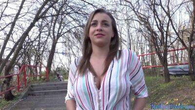 Public reality bigboobed babe POV fucked outdoor 4 money - sunporno.com