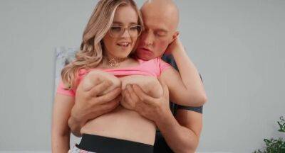 Codi Vore - Very Big Dick Chubby Blonde Codi Vore Titfucked In Glasses - theyarehuge.com