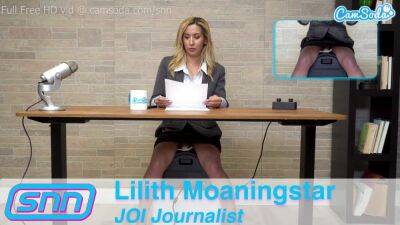 JOI reporter Lilith Moaningstar masturbating - pornoxo.com