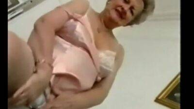 Old Granny Striping off Her Lingerie and Playing - pornoxo.com