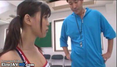 Jav teen volley player fucked by horny coach - More at Elitejavhd.com - sunporno.com - Japan