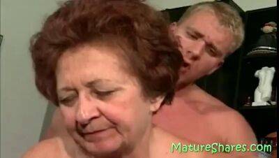 hunk fucking 73yo granny slut - sunporno.com