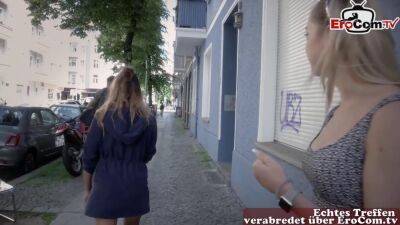 public pick up of normal girl and guy for real one night stand in berlin - sunporno.com - Germany