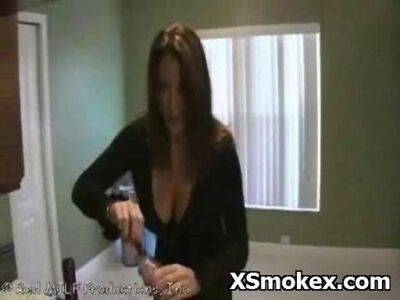 Horny Slut Smoking Nasty - sunporno.com