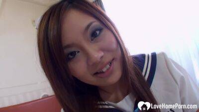 Cute Asian Schoolgirl Fucks For Private Lessons - pornoxo.com