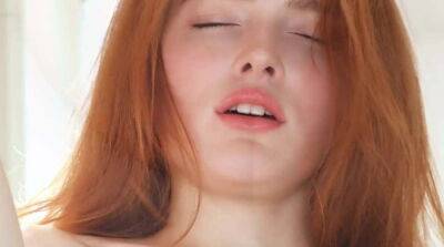 perfect redhead Jia Lissa enjoys an orgasm - sunporno.com