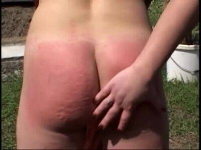 Outdoor spanking and humiliationp - pornoxo.com