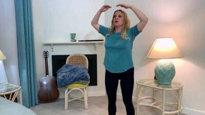 Erin - Stepson Helps Stepmom Make An Exercise Video - Erin Electra - Erin electra - sunporno.com