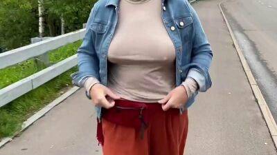 Slut Wife public flashing saggy boobs. Boob Flashing. Public Sluts. Dirty Prostitute. Couple Outdoor. Girls Flashing. - sunporno.com - Russia