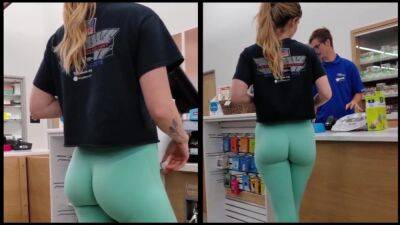 Tightest Green Leggings - sunporno.com