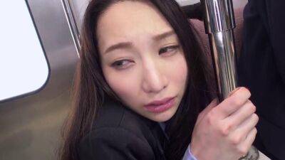 Hasumi Yoshioka :: Beautiful Office Lady In The Train 2 - CARIBBEANCOM - sunporno.com - Japan