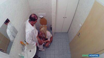 Exciting Full-Breasted Blondie Receives A Creampie From The Doctor - sunporno.com