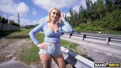 Sweet blonde dazzles with addictive reverse POV dick riding porn - sunporno.com