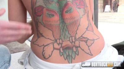 Amazing Tattooed Aisha Shows off her Blowjob Skills - sunporno.com