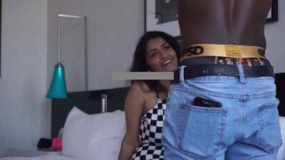 Indian wife with black dude - Indian girl in homemade interracial hardcore - sunporno.com - India