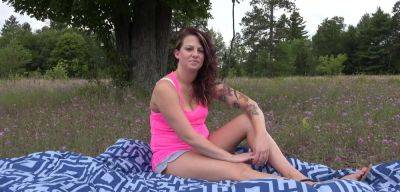 Fucks Roxanne - Tattooed MILF Fucks In Michigan Outdoors, Tattoos Video - inxxx.com