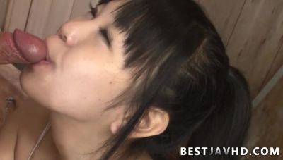 A warm Japanese teenager named Koyuki Ono receives man cream in her throat an amazing Asian XXX woman - sunporno.com - Japan